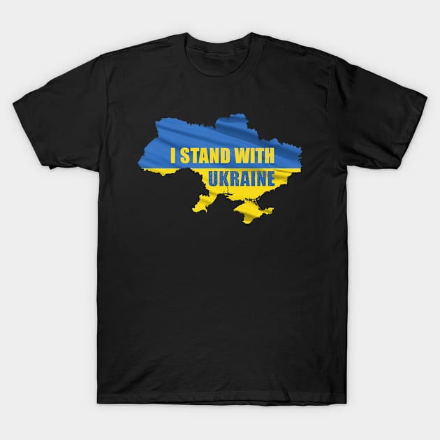 I Stand With Ukraine T-Shirt by Green Splash